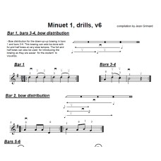 Minuet 1 drills set, v6